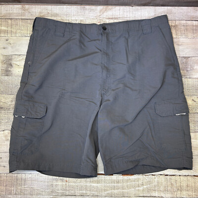 Wrangler Mens Nylon Performance Shorts Outdoor Gray Size 44W x 10L - Main Image