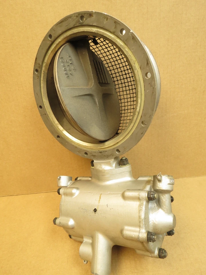 Excedente Militar Marina Avión Accesorios Motor Válvula 6” Flujo de Aire Válvula de Compuerta 332456 Foto 3 de 4