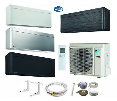 Klimaanlage Split Daikin Stylish FTXA25 2,5 kW WiFi 4 Farben mit Montageset