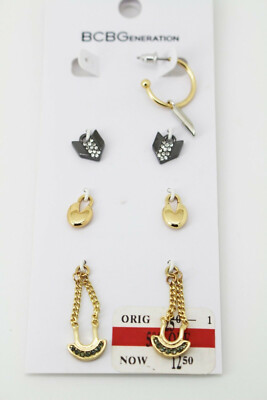 BCBGeneration Tri-Tone Modern Earring Charms