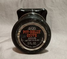 Vintage 1970s Avon Pot Belly Bravo After Shav...