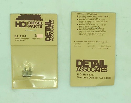 DETAIL ASSOCIATES American HO Scale Detailing Parts - Multi Listing - Picture 106 of 203