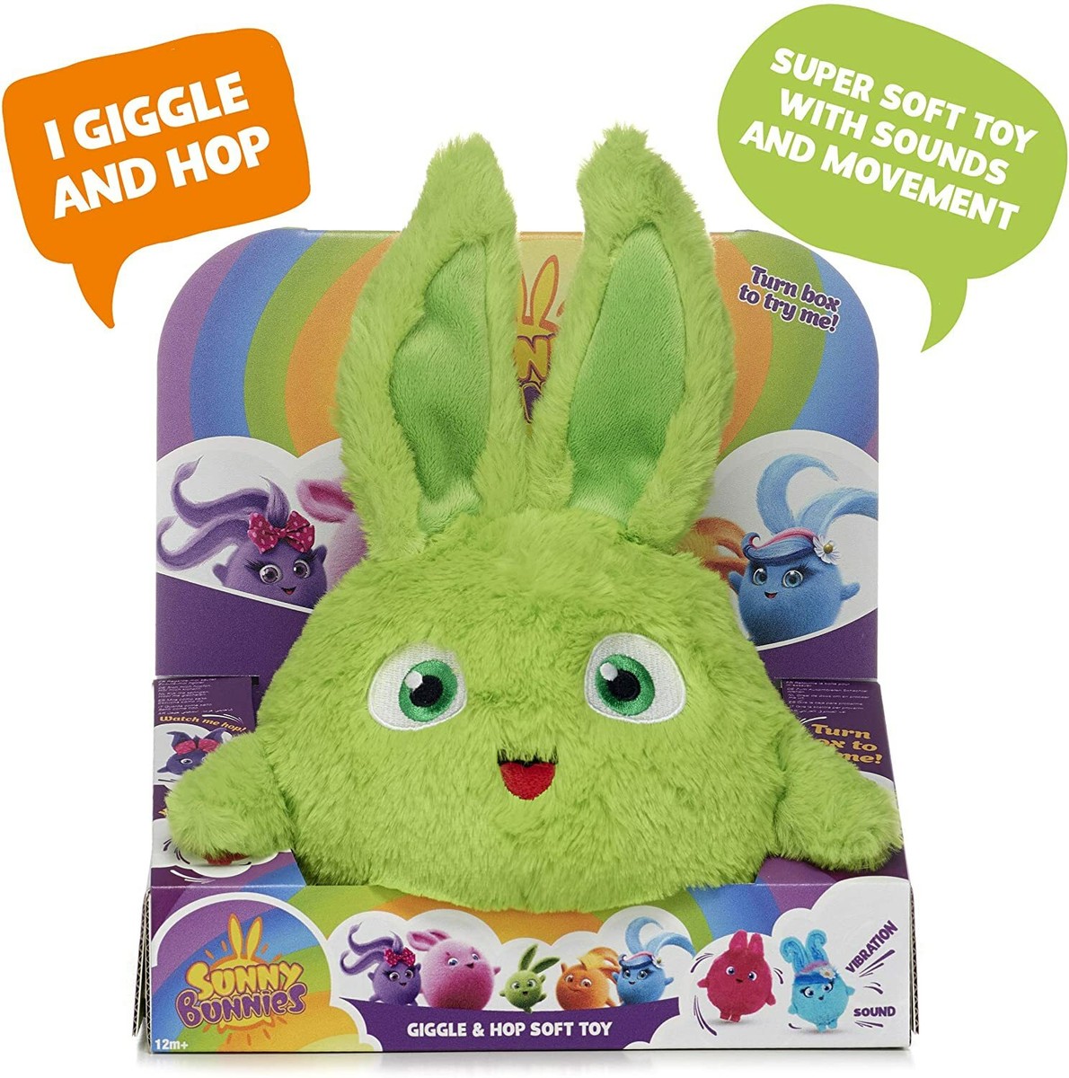 NEW OFFICIAL POSH PAWS TALKING SUNNY BUNNIES SMALL MEDIUM BOXED