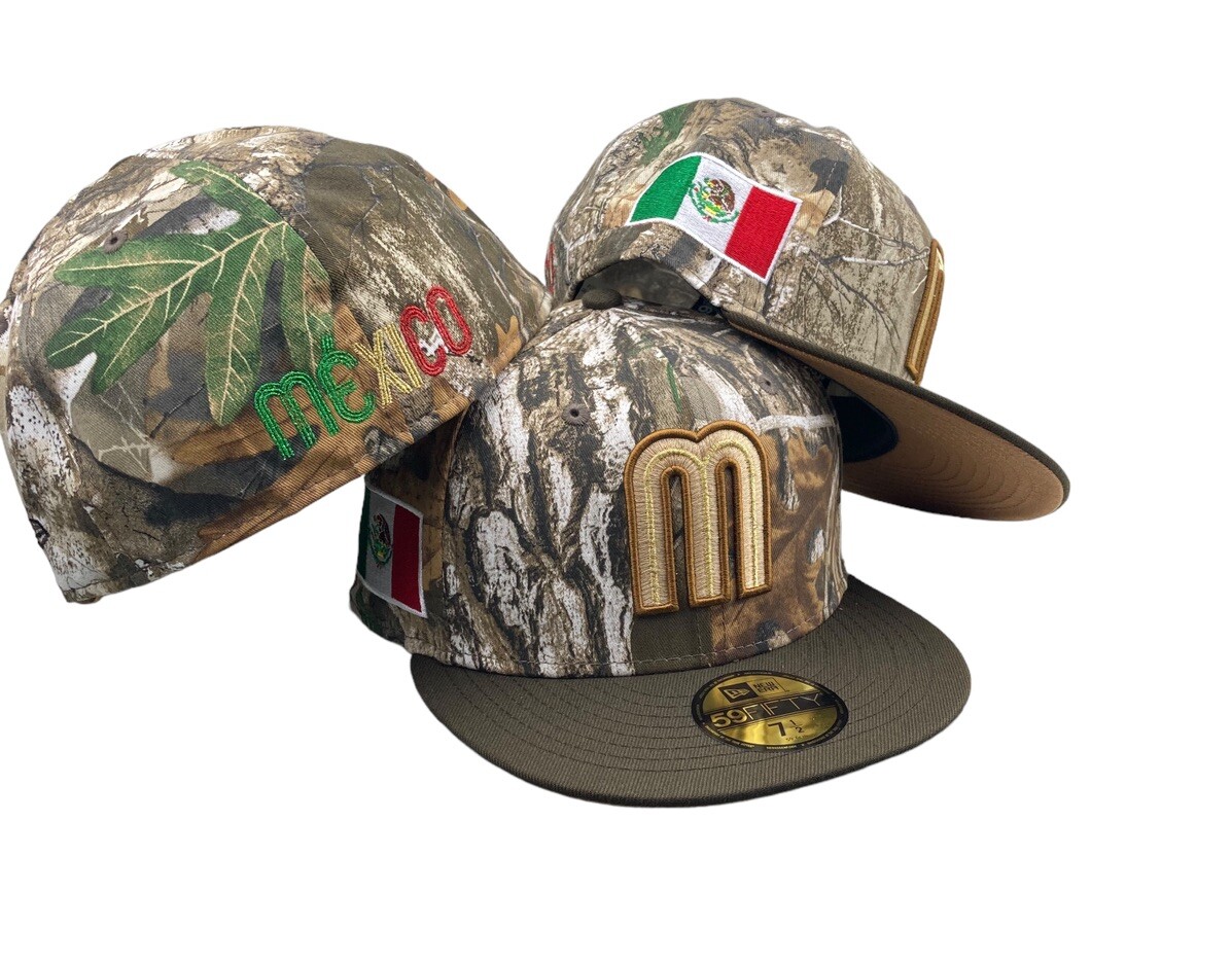 New Era Mexico Baseball hat Real Tree Edition Camo brown 59Fifty