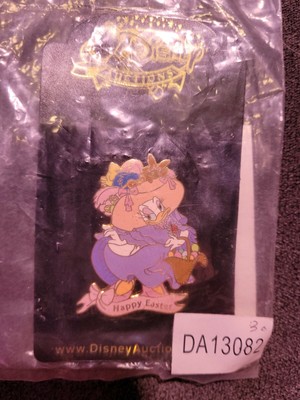Disney Auction LE 250 Pin Daisy Duck Happy Easter DA w/Card