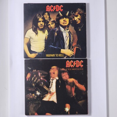 Lot of Two CD's AC/DC Highway to Hell and If You Want Blood CD's