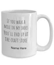 Craft Coffee Mug Cute Coffee Mug Funny Mug Gift For Crafter