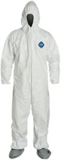LOT Disposable Tyvek Protective Coveralls Cleaning Painting Bunny Suits Hood Bts