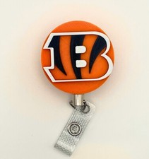 Custom Heavy Duty Retractable Bengals Badge Reel