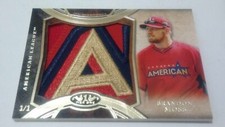 2014 TOPPS TIER ONE ALL STAR JUMBO LOGO PAYCH JERSEY BRANDON MOSS TRUE 1/1
