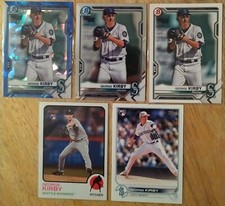 George Kirby 5 Card Lot 2021 Bowman Chrome Sapphire + Base + 2022 Heritage...