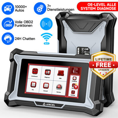 KFZ Diagnosegerät OBD2 Scanner Fehler Auslesegerät Service Reset Code Reader DE