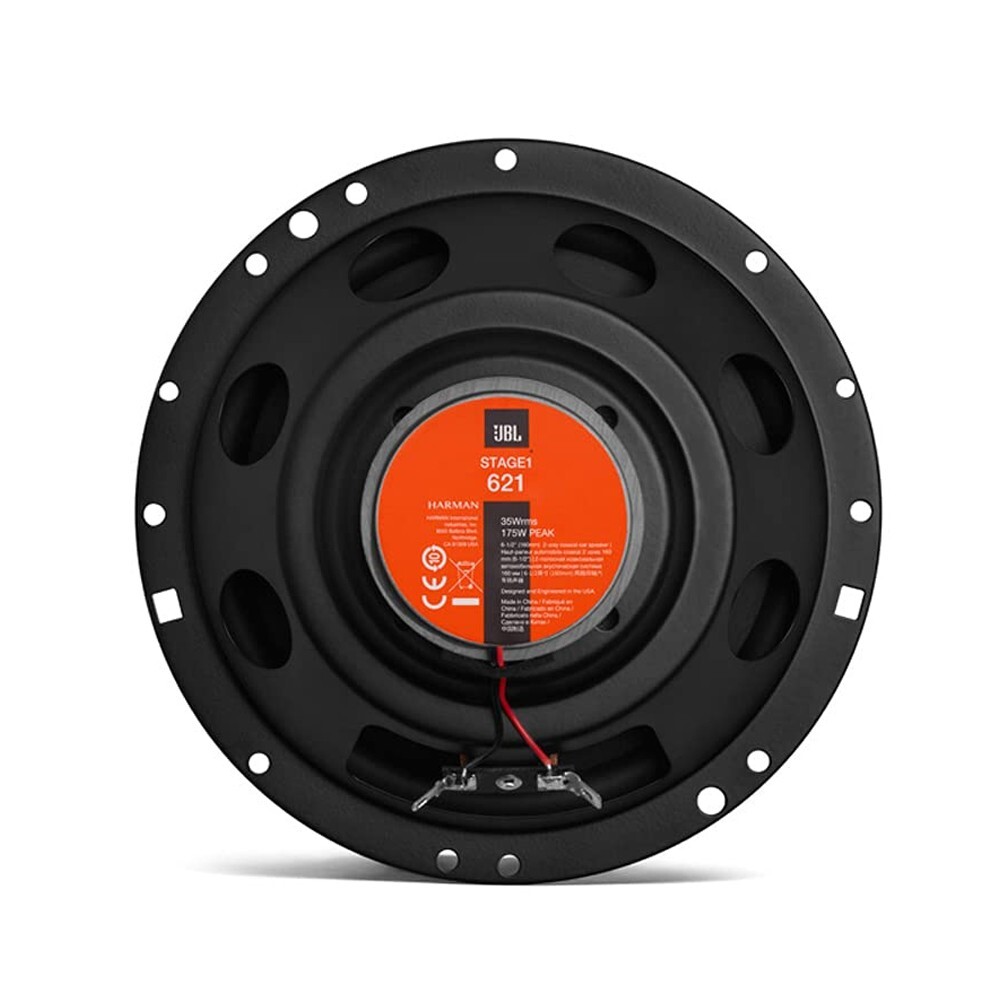 4Усовершенствованные автомобильные коаксиальные колонки JBL Stage1621 65 мощностью 175 Вт с 2-полосной аудиосистемой и решетками