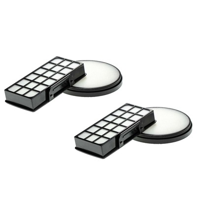 vhbw 2x filtro compatibile con Rowenta Green Force Max Silence RO6164EA, RO6136EA aspirapolvere - filtro pre-motore, filtro aria di scarico EPA