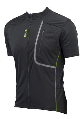 HERREN KURZARM FAHRRADTRIKOT FAHRRADTRIKOT EIGO TREK - SCHWARZ/GRÜN