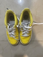 Used Nike Air Force 1, Youth Sz 5 Low LV8 82, DQ0359-700, Tour Yellow/White