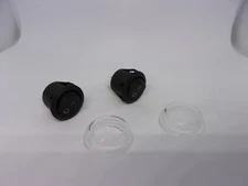 2 Pcs Pack KCD1 23mm Round IO Power Switch 6A 250V 10A 125V AC 2 Pins Lot Black