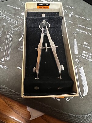 Vintage Dietzgen Bow Compass 4.5 Inch master Pro Drafting Tool