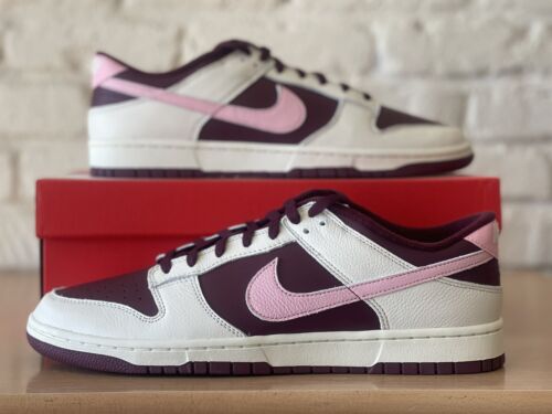 Nike Dunk Low Retro PRM Valentines Day Pale Ivory Pink Men 14 Casual DR9705-100