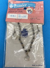 Vintage Premier Doll Abalone Shell Necklace  Earrings 158p 4 15-20  Cissy