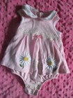 VGUC 3-6M First Impressions Pink Daisy Dress/BodySuit -ADORABLE! — photo 1