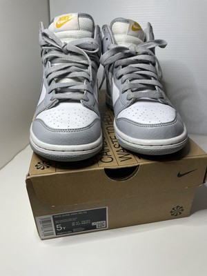 Dunk High Next Nature GS Wolf Grey Marigold Nike Dunk High GS  main image 3