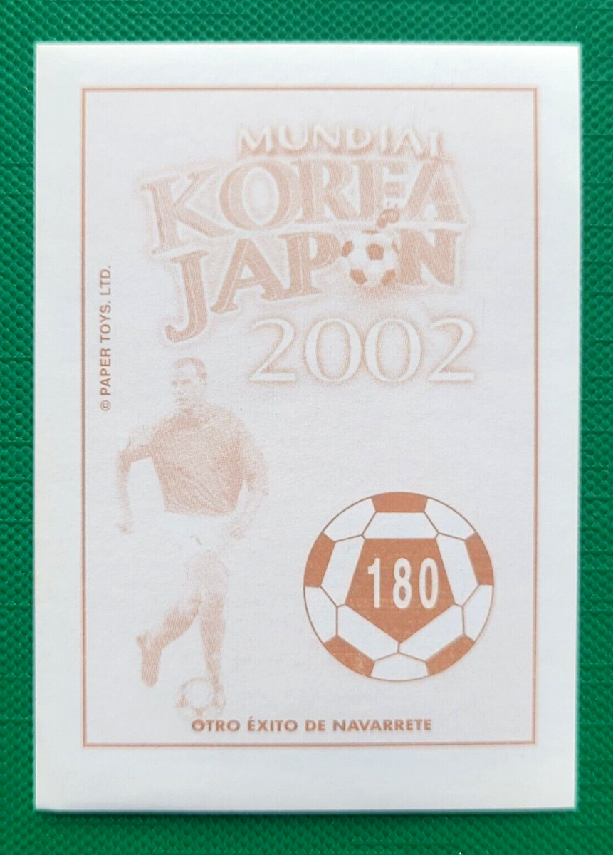 2002 Navarrete Korea Japan World Cup FIFA Face CROMO #180 HAROLD