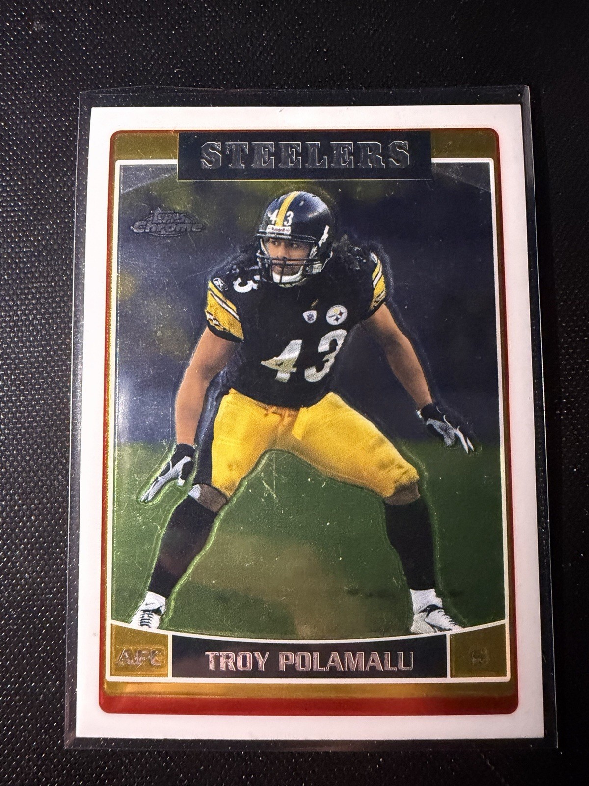 2006 Topps Chrome - Troy Polamalu #3 Refractor