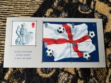 Great Britain MNH S/S - 2002 World Cup Korea / Japan - Z79