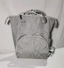 Enfamil Grey Wonder Baby Backpack Versatile Insulated Formula/Cooler/Diaper Bag