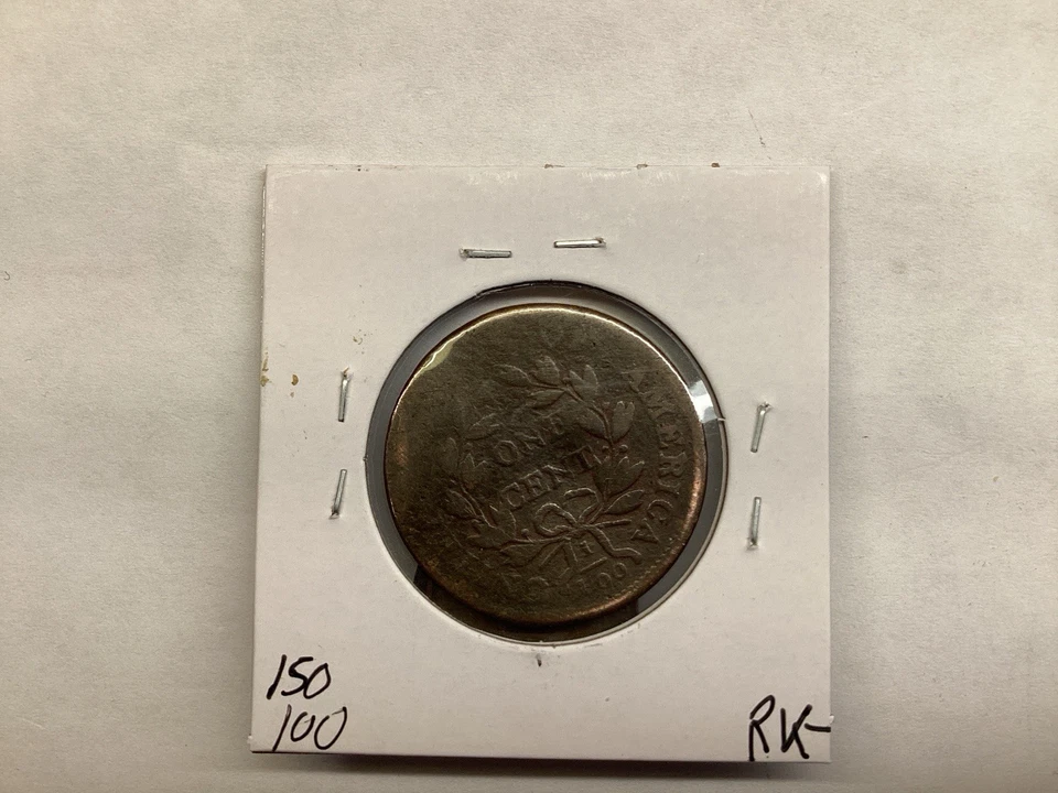 1801 Draped Bust Large Cent 224 Year Old Early US Coin 070725 06re - Image 4 of 4