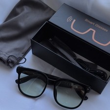M02S Smart Glasses Photochromic Lenses Bluetooth Touch Control Voice Assistant