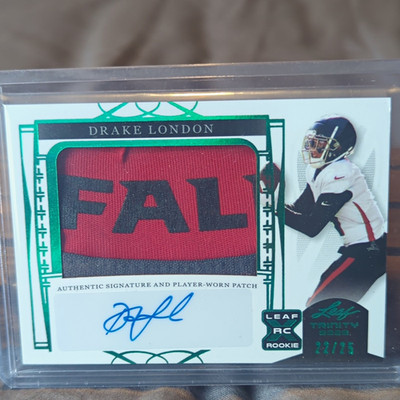 2022 Leaf Trinity Drake London Green RC Patch Auto PA-DL1 22/25