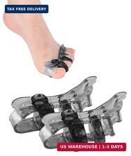 Dr. JK- ToePal Gel Toe Separator, 1 Pair, Black, Hammer Toe Straightener for Wom