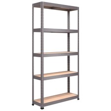RB Boss 5 Tier Wood Shelving Kit 1800x900x300mm 250kg UDL Garage Storage Pro