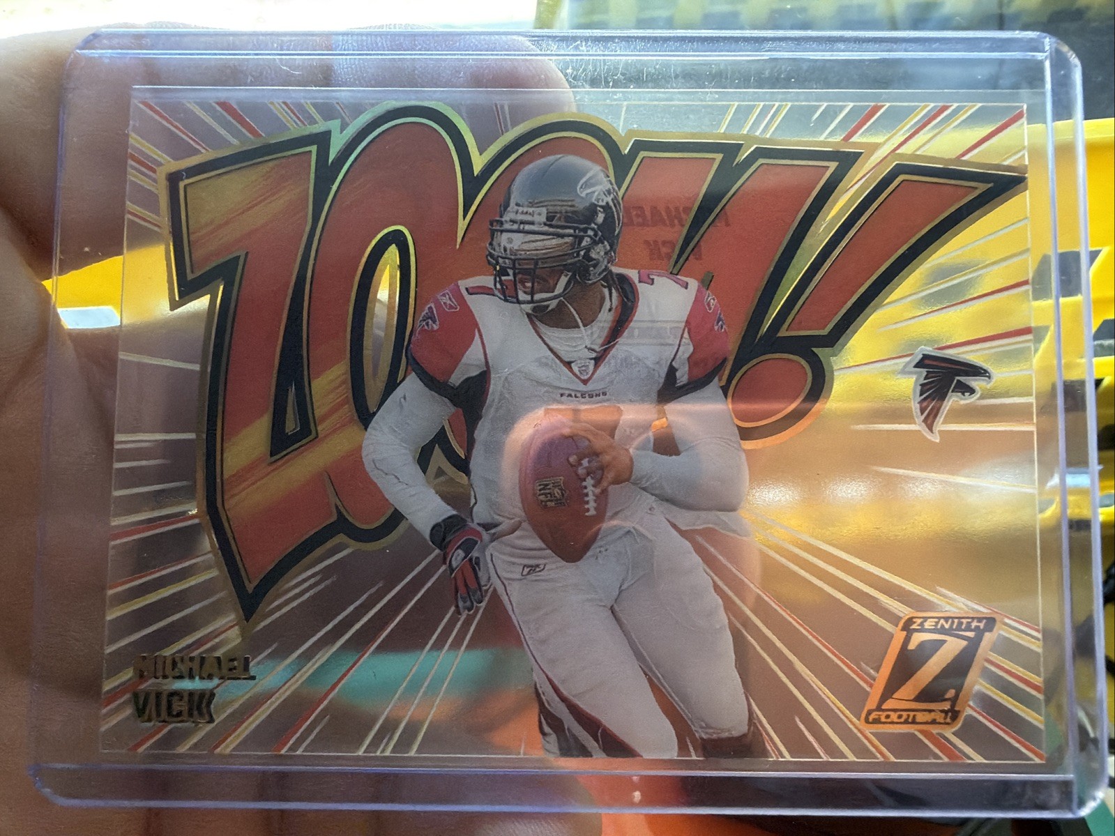 Michael Vick 2023 Panini Zenith Zoom! #37 Atlanta Falcons Case Hit SSP