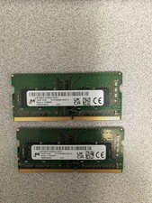  Lot Of 2  Micron 16GB 1x16GB DDR4-3200 PC4-25600 260-Pin MTA8ATF2G64HZ
