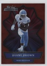 2021 Wild Card Alumination Red Dyami Brown #ABC-8 Rookie RC 13lo. rookie card picture