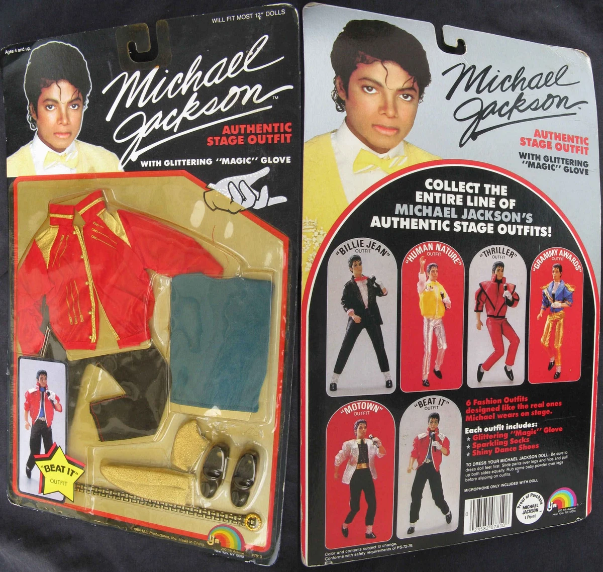 Lot 3 Porte-clés + 1 Broche Michael Jackson - Années 80 - Occasion