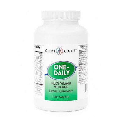 Geri-Care Multivitamin Tablet 521-10-GCP 1 Count  1000 per Bottle