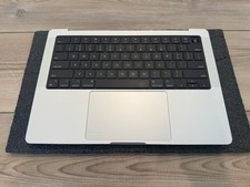 Apple Macbook Pro 14 2024 2025 A3112 M4 Palmrest OEM SILVER Keyboard Complete