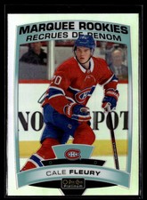 2019-20 O-Pee-Chee Platinum Cale Fleury Rookie Montreal Canadiens #158