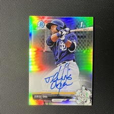 Jorge Ona Bowman Chrome 2017 Refractor /499 Auto