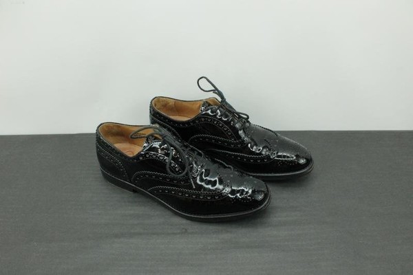 Women Church'S Heels Black Leather 37
