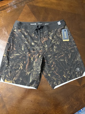 Roark Passage Primo 18  Boardshorts Nocturnal Black Mens Size 28 NWT RB414