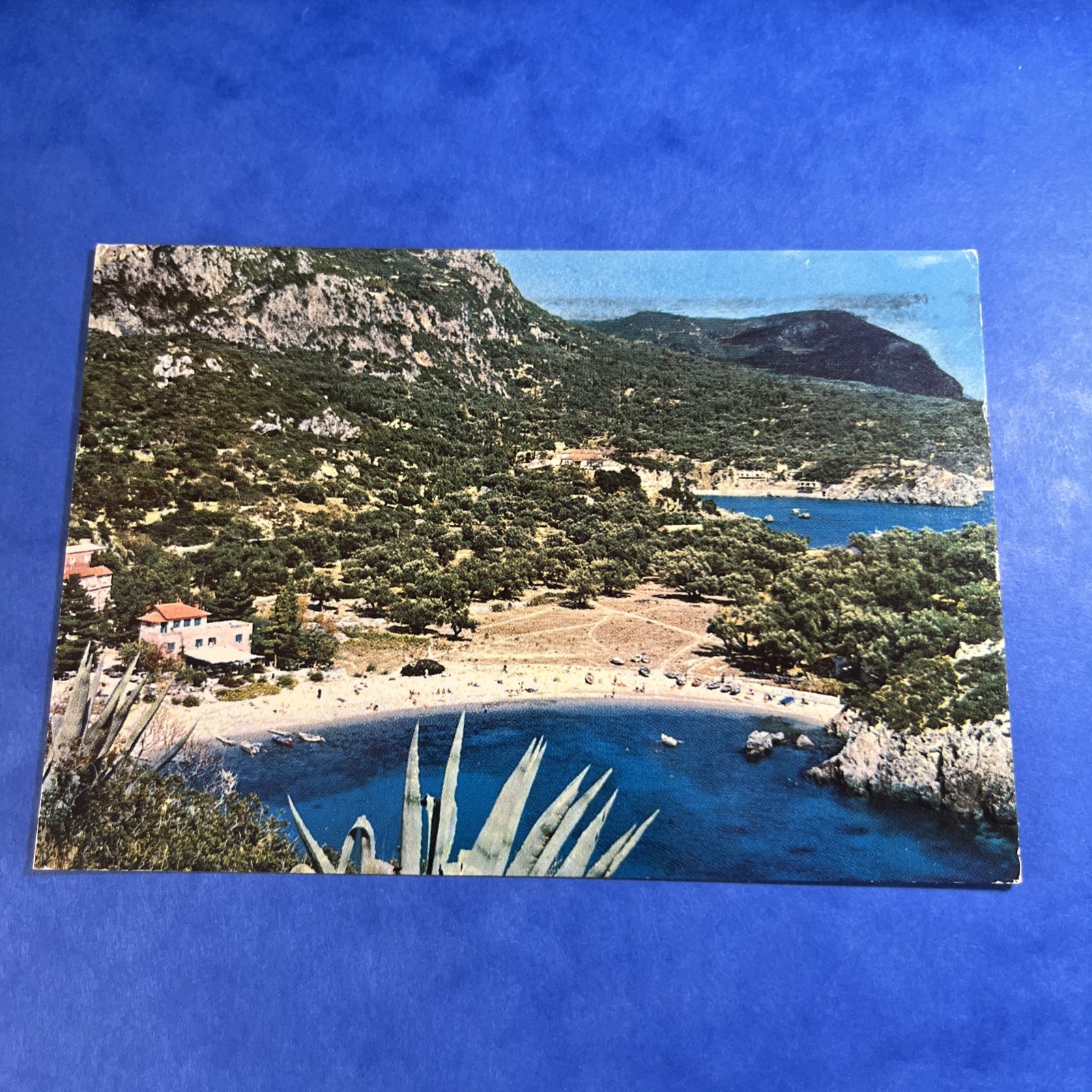 CARTOLINA COLORI COLLEZIONE CORFU' PALEOCASTRITSA