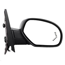 Heated Power Passenger Side Door Mirror with Amber Turn Signal  Puddle
