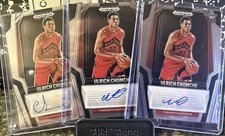 2024-25 Panini Prizm - Ulrich Chomche Autograph - 3 Card Lot - Raptors