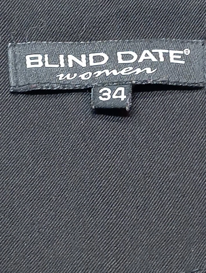 BLIND DATE Chaleco de vestir Mujeres Traje Talla EU 34 negro estilo «business» - Imagen 4 de 4