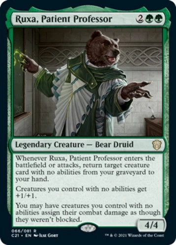 Near Mint x 1 Ruxa, Patient Professor Commander 2021